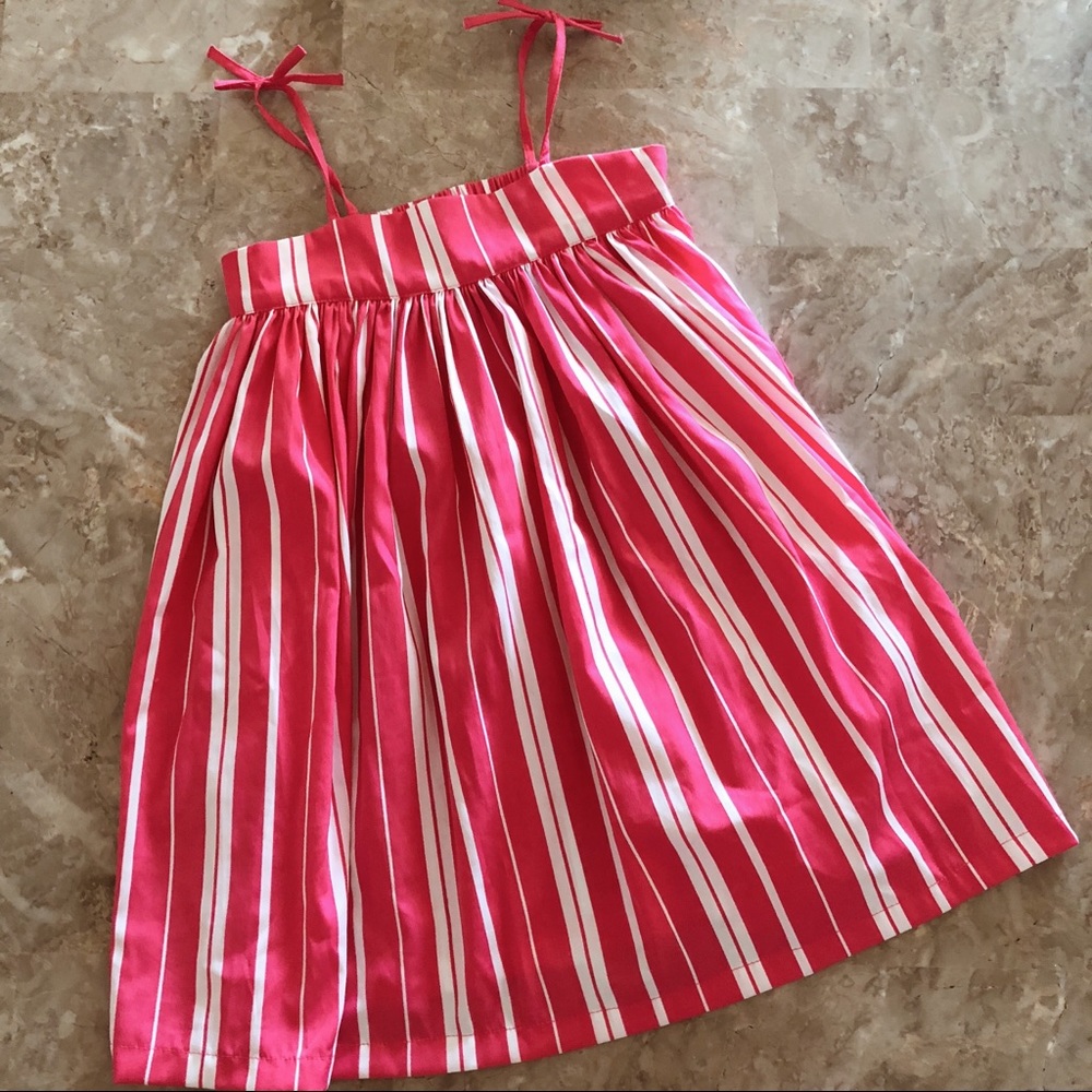 Old Navy Pink and White Striped Dress